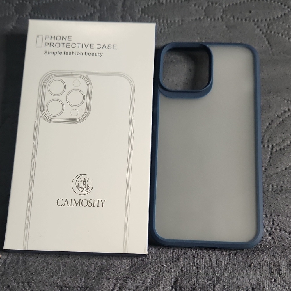 CAIMOSHY Phone Protective Case for iPhone 13 Pro Max (6.7") – Blue